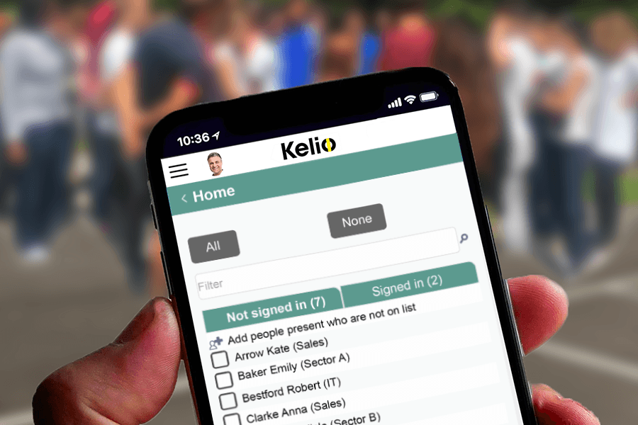 Kelio - Smartphone-based fire evacuation drill management software