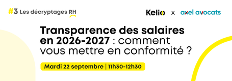 Webinar Transparence des salaires