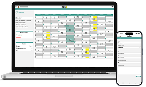 Kelio Vos congés et absences sur-mesure avec la suite Kelio