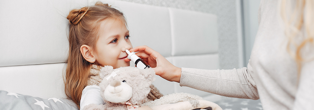 Illustration d'un enfant malade