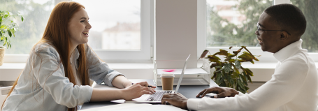 Illustration d'un entretien d'embauche 