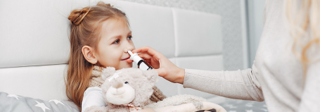 Illustration d'un enfant malade