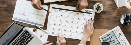 Illustration de la gestion d'un planning 