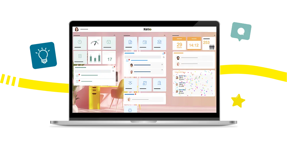 Kelio software: An interface for sharing strategic projects and company-wide success stories