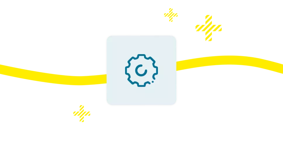 Pictogramme engrenage : configuration et installation du logiciel de gestion d'accès