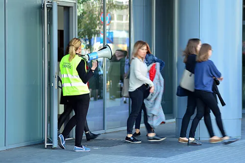 Carry out an evacuation drill
