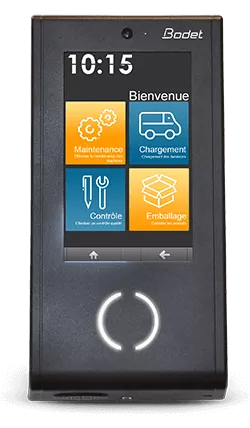 saisie des temps passés sur badgeuse Kelio Visio