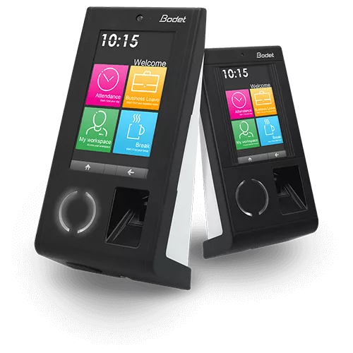 Biometric clocking terminal for Time and Attendance management and Access Control Biometric clocking terminal for Time and Attendance management and Access Control