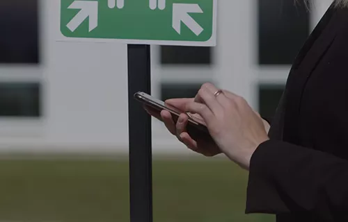 Evacuation incendie point rassemblement