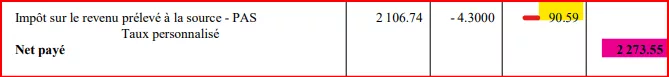 bulletin exemple
