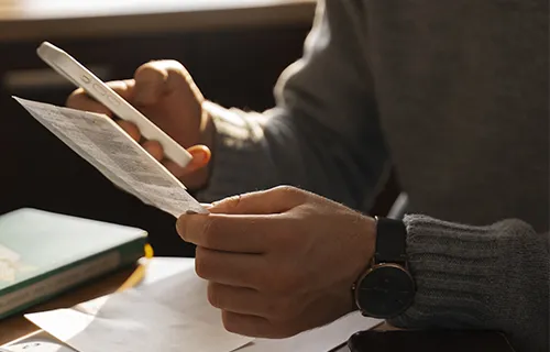 Illustration d'une automatisation des notes de frais 
