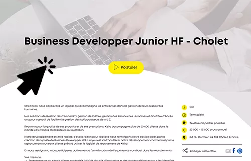 Rédiger annonce recrutement attractive business developper