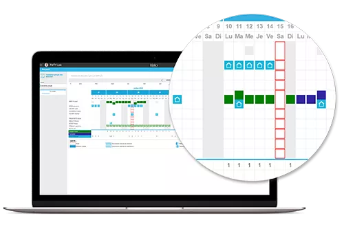 Des plannings de congés à jour et partagés !