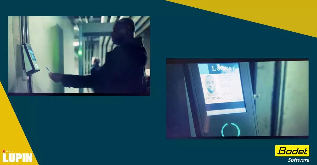 Kelio Lupin series time clock - time badge