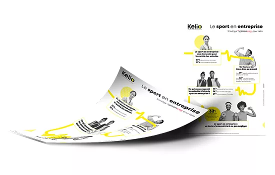 Infographie sport en entreprise