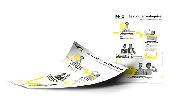 Infographie sport en entreprise