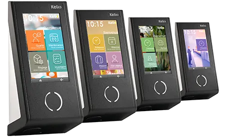Personnalisez la badgeuse Kelio Visio aux couleurs de votre entreprise