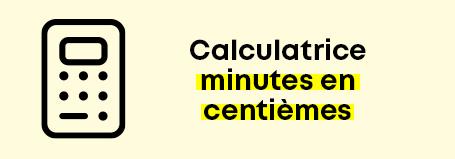 Minutes en centièmes